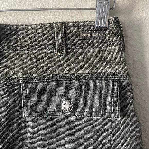 Woolrich Cotton Corduroy Shorts Women’s 4 Army Green 6” Inseam Outdoor Hiking - Picture 10 of 14